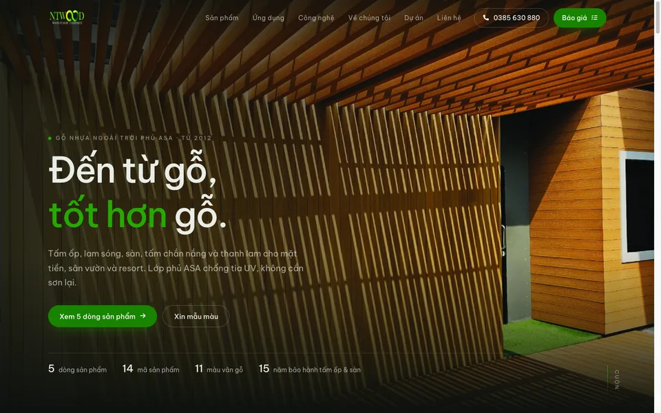 Style A — trang chủ